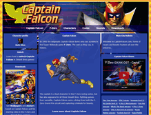 Tablet Screenshot of captainfalcon.com
